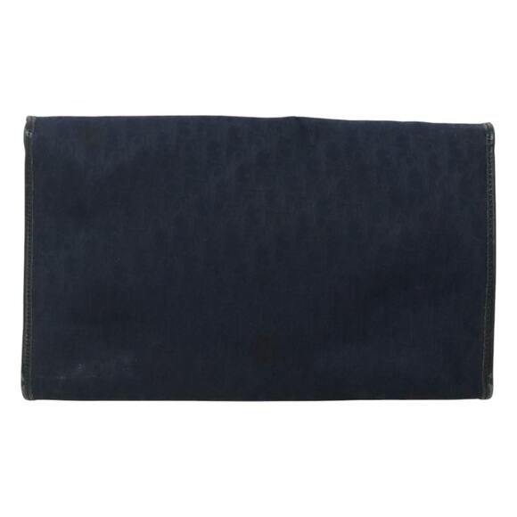 DIOR Trotter Canvas Chain Shoulder Bag Navy - Picture 3 of 12